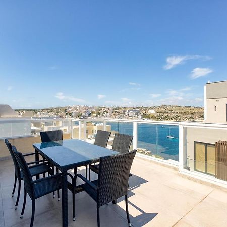 Lux Sea Front Penthouse With Breathtaking Views In St Pauls By 360 Estates Apartman San Pawl il-Baħar Kültér fotó